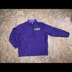 Vtg LSU tigers storm fit  jacket pullover la rare